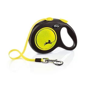 Flexi New Neon L-Gurt 5 m, max. 50 kg, gelb